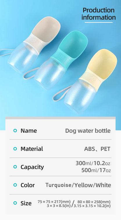 AquaTrail™ - Pet Water Bottle 300 ml/500 ml