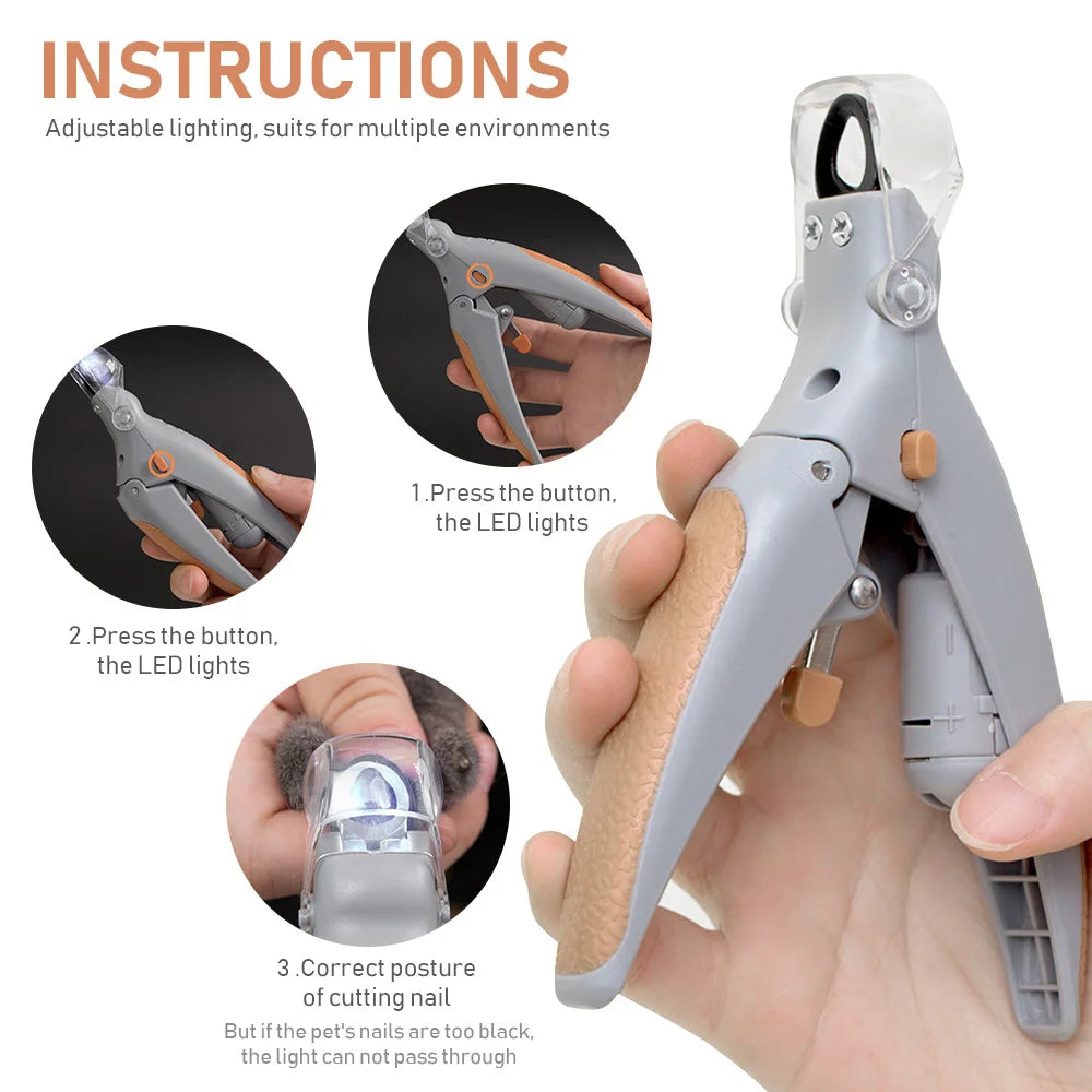 clearcut™ led grooming clippers
